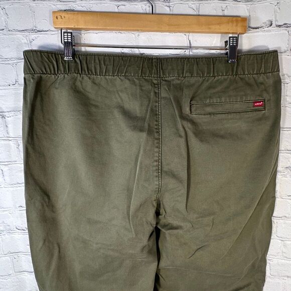 Levi’s XX Chino Jogger Mens XL Green Drawstring Waist Trendy Pockets - Picture 5 of 12